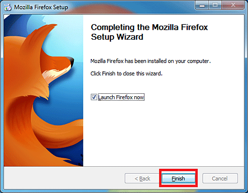 Finish installation